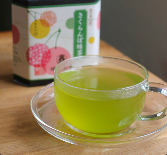 さくらんぼ緑茶