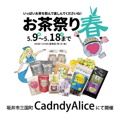 🌸**春のお茶祭り、まもなく開幕！**🌸5月9日（金）より