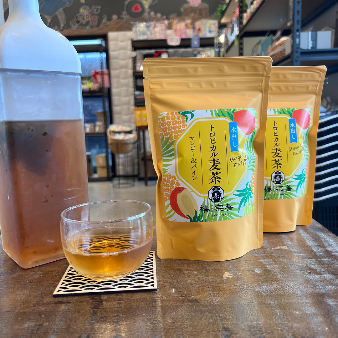 トロピカル麦茶入荷しました😄昨年は店頭に並ぶも直ぐになくなってしまった幻の麦茶です