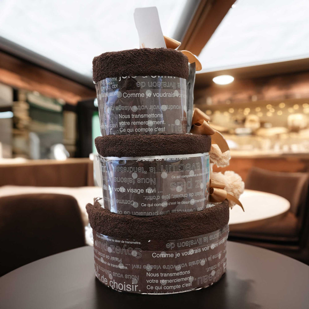 Classical Diaper Cake マイファーストテディ(ショコラ)