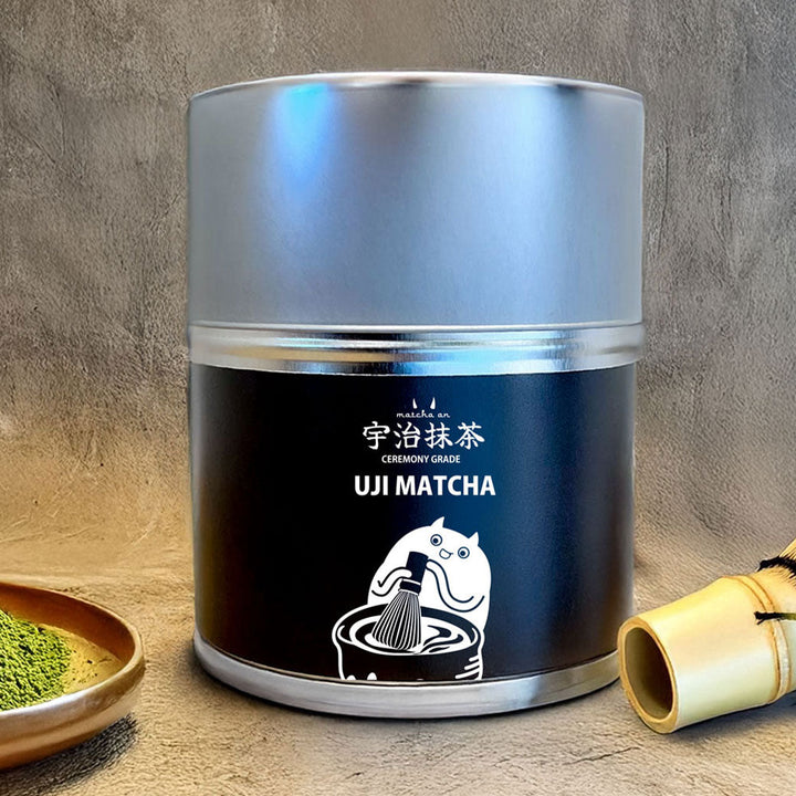 抹茶庵 宇治抹茶 100g｜繊細な香りと旨みを日々の一服に、心ほどける宇治抹茶